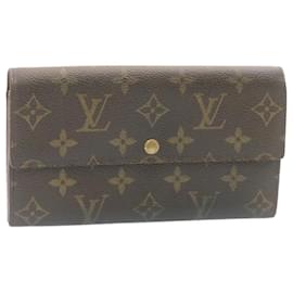 Louis Vuitton-Cartera de crédito Porte Monnaie Credit Wallet M de LOUIS VUITTON con monograma61725 Punto de autenticación030-Otro