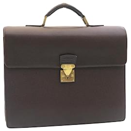 Louis Vuitton-LOUIS VUITTON Taiga Serviette Moskova Business Bag Acajou M30036 Auth ar LV6116-Autre