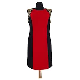 Robe Michael Kors Rouge Noir Noir Rouge