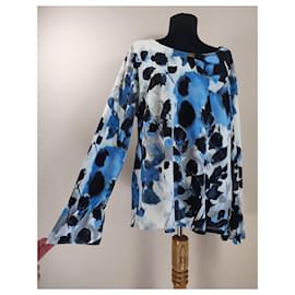 Calvin Klein-Tops-Blue,Multiple colors