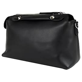 Fendi-Cartable en cuir Fendi By The Way noir-Noir