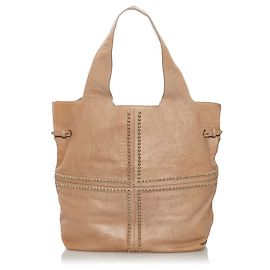 Sac cabas en cuir marron rossignol Givenchy Marron Beige