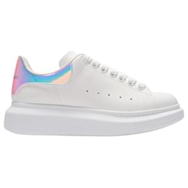 Alexander Mcqueen-Oversized Sneakers - Alexander Mcqueen - White/Holographic - Leather-White