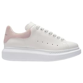 Alexander Mcqueen-Sneakers Oversize - Alexander Mcqueen - Bianco/Patchouli - Pelle-Bianco