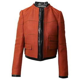 Proenza Schouler-Proenza Schouler Tweed Jacket in Orange Canvas-Orange