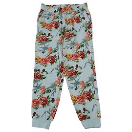 Alice + Olivia NYC Slim-Fit Jogginghose aus hellblauer Baumwolle Blau Hellblau