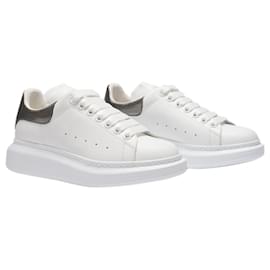 Alexander Mcqueen-Oversized Sneakers - Alexander Mcqueen - Leather - White/Grey-White