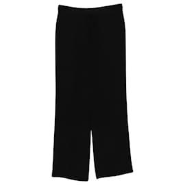 Diane Von Furstenberg-Pantalon en crêpe Diane Von Furstenberg en triacétate noir-Noir