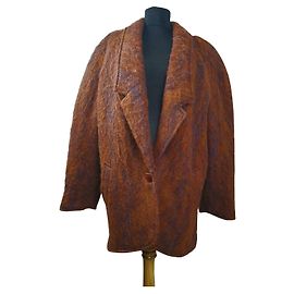 Autre Marque Hauber Sporting Life Coat Brown Wool Mohair Brown Other