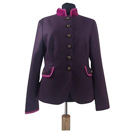 Autre Marque Reitmayer Wool Blazer Dark Purple Dark purple