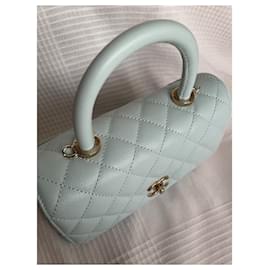Chanel-Coco handle-Light blue