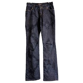 Roberto Cavalli Blue Denim Pants Blue