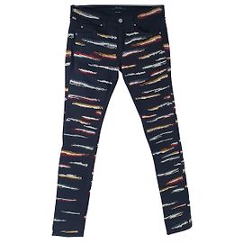 Pantalones Isabel Marant con bordado de algodón Multicolor