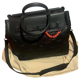 Cabas louis Vuitton steamer défilé 2021 neuf Noir