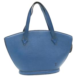 Louis Vuitton-LOUIS VUITTON Epi Saint Jacques Hand Bag Blue M52265 LV Auth 28251-Blue