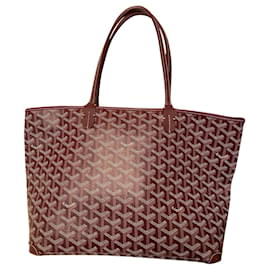 Goyard-Handbags-Dark red