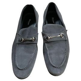 Dune Müßiggänger Slipper Grau