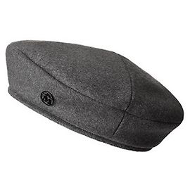 MAISON MICHEL New reversible cashmere beret hat T.U Brown Dark grey