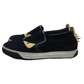 Fendi-Loafers Slip ons-Black