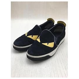 Fendi-Loafers Slip ons-Black
