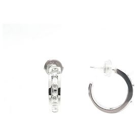 ORECCHINI MESSIKA HOOP MOVE ORO BIANCO 3 Diamants 0.075ORECCHINO CT Argento
