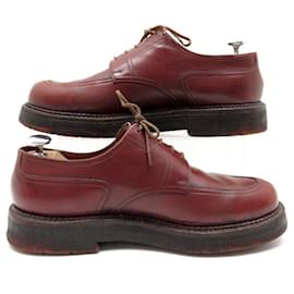 JM Weston-VINTAGE JM WESTON HALF HUNTING SHOES CREPE SOLES 407 6.5D 40.5 cuir-Brown