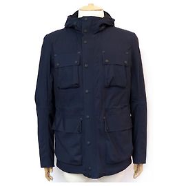 NEW BELSTAFF COAT 71050472 T DOWN JACKET 48 M IN NAVY COAT Navy blue