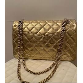 Chanel-2.55 metaic gold-Golden