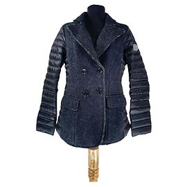 Jott Blazer Jacke Schwarz Grau Wolle Schwarz Grau