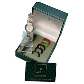 Gucci-Gucci 11/12.2 reloj de pulsera para mujer chapado en oro-Dorado