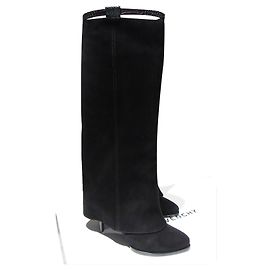 Botas de camurça preta Givenchy como as botas Shark Preto