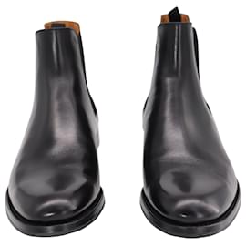 Church's-Church's Chelsea Ankle Boots in Black calf leather  Leather-Black