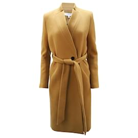 Iro Walker Coat in Camel Wool Other Yellow