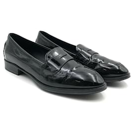 Tod's-Tod's loafers in black patent leather-Black