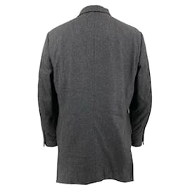 Brunello Cucinelli-Brunello Cucinelli coat in grey cashmere-Grey
