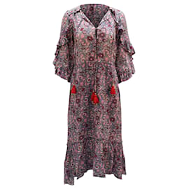 Autre Marque-Figue Bedrucktes Boho-Kleid aus mehrfarbiger Viskose-Mehrfarben