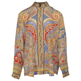 Etro-Etro Paisley Blouse in Multicolor Silk-Other