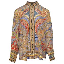 Etro Paisley-Bluse aus mehrfarbiger Seide Andere