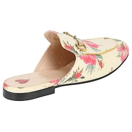 Gucci-Princetown Floral Leather Slippers-Multiple colors
