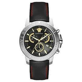 Versace-Versace New Chrono Strap Watch-Metallic