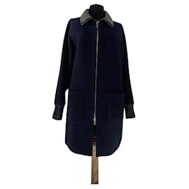 IQ + Berlin-Coats, Outerwear-Dark blue