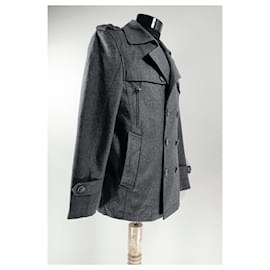 Hermès-Men Coats Outerwear-Grey