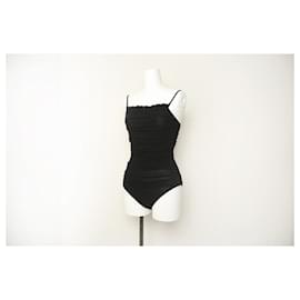 Chanel-[Used] CHANEL: Chanel Chiffon One-piece Swimsuit-Black