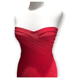 Herve Leger-Vestidos-Roja