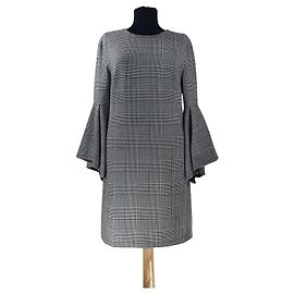 Alice + Olivia Houndstooth Dress Black White Black White