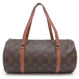 LOUIS VUITTON Toile Monogram Papillon 30 Sac Marron