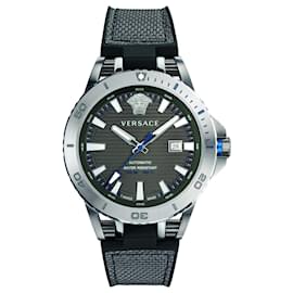Versace-Sport Tech Diver Watch-Silvery,Metallic