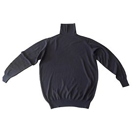 pull John Smedley col roulé marron  T. L - XL Marron foncé