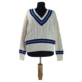 Polo Ralph Lauren Tricots Blanc Bleu Multicolore