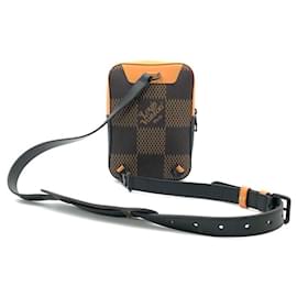 Louis Vuitton-Louis Vuitton Amazone L.E. sling messenger bag in damier ebene-Brown